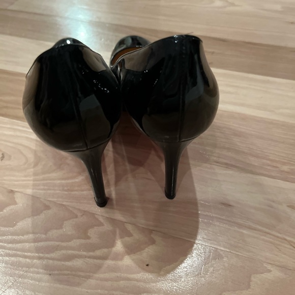 NEW AUTHENTIC Christian Louboutin simple black patent pump 36 . 85mm heel NO BOX - Picture 5 of 5
